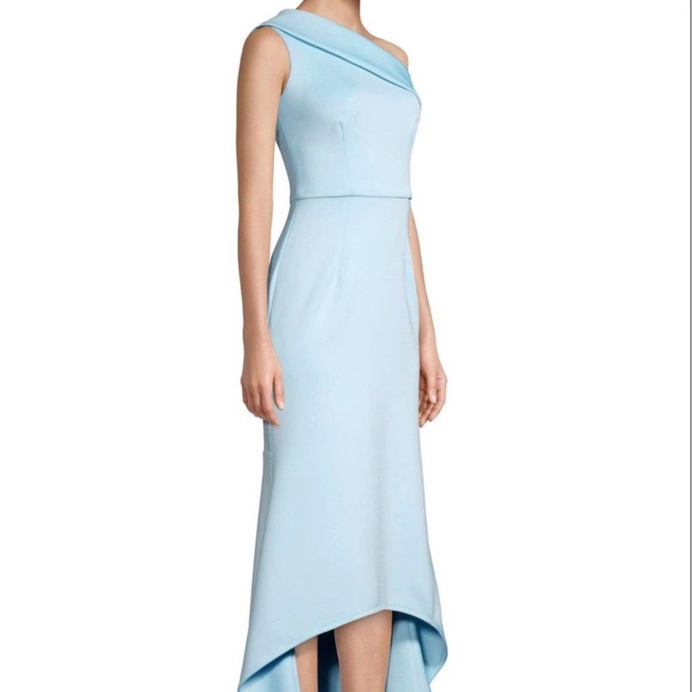 Black Halo Cadencia One-Shoulder Gown in Blue, Size 8, NWT